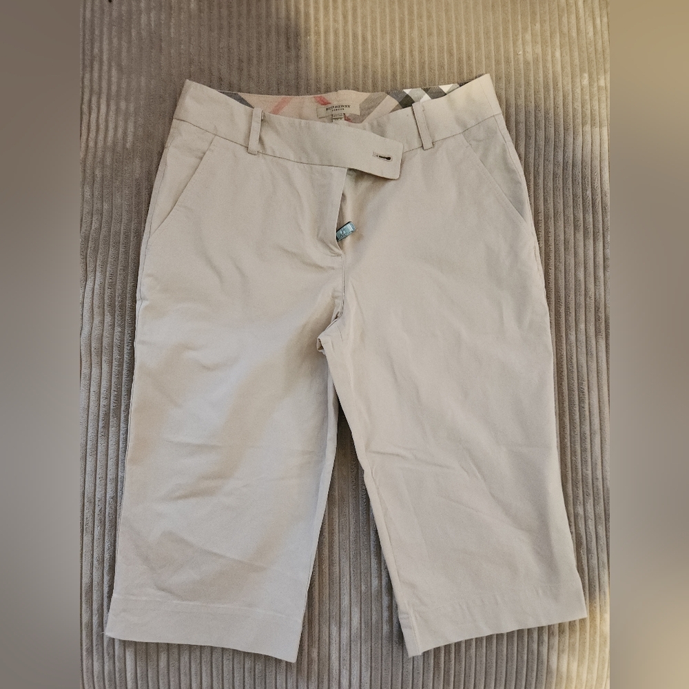 Burberry Cream Shorts